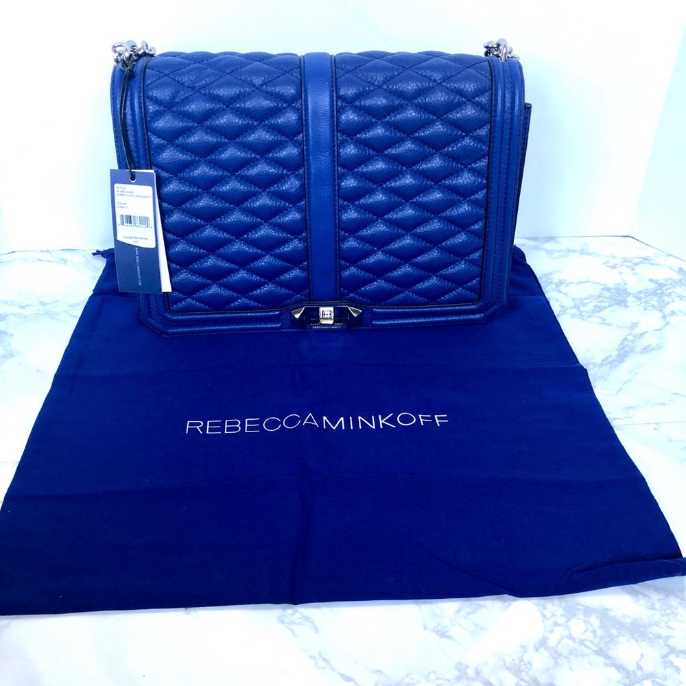 💕SOLD💕Rebecca Minkoff Love Jumbo Crossbody Blue